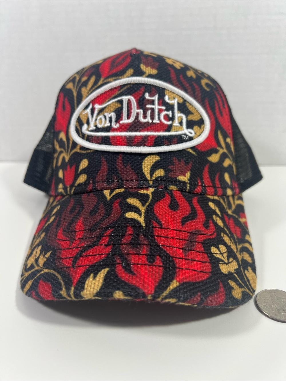Von Dutch Black/red/yellow (FIRE) Camo!